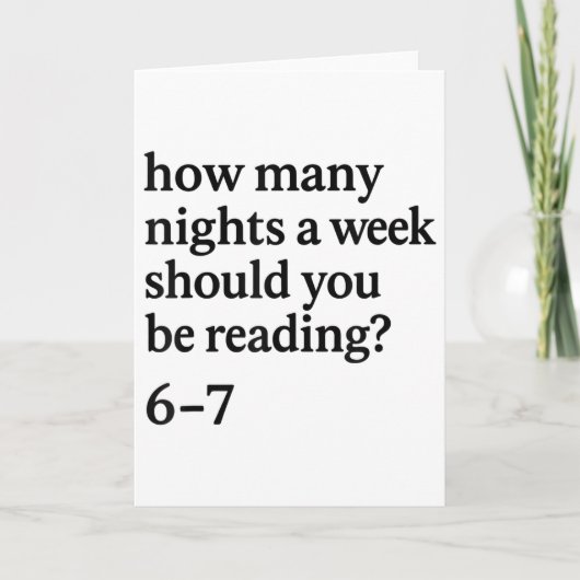 Lezen 67 Meme Engelse leraar Grappig 67 Boek Liefd Kaart (Voorkant)