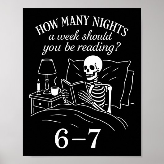 Lezen 67 Meme Engelse leraar Grappig 67 Boek Liefd Poster (Voorkant)