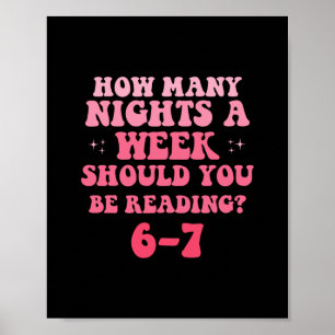 Lezen 67 Meme Engelse leraar Grappig Zes Zevene R Poster
