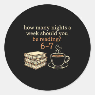 Lezen 67 Meme Englieacher Grappig 67 Boek Liefhebb Ronde Sticker