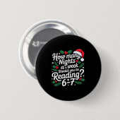 Lezen 67 Meme Englieacher Grappig 67 Kerstmis Ronde Button 5,7 Cm (Voorkant /achterkant)