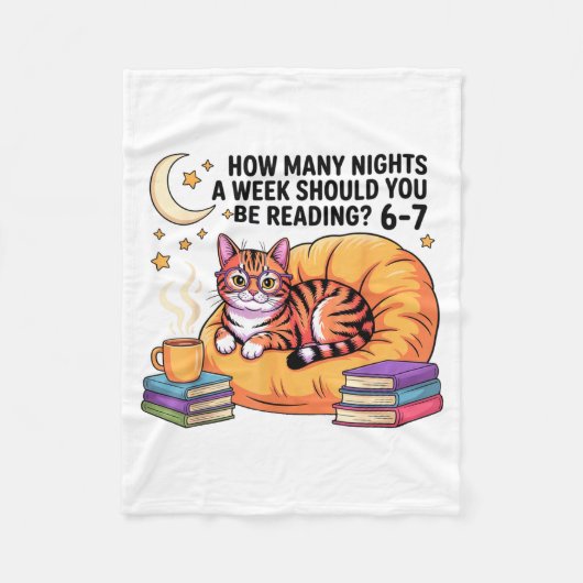 Lezen 67 Meme Englieacher Grappig 67 Met Kat Lezen Fleece Deken (Voorkant)