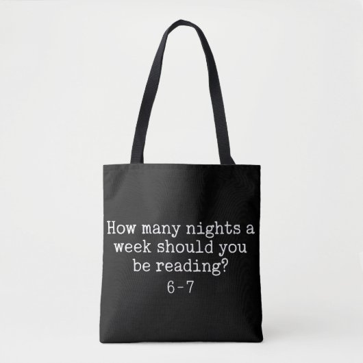 Lezen 6-7 Grappige leraar schoolbibliothecaris Eng Tote Bag (Voorkant)