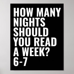 Lezen 6 7 Zes Zeven Leraar Bibliothecaris Engels B Poster