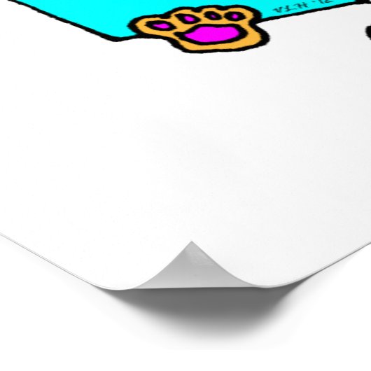 Lezen, alle koude katten doen het poster (Hoek)