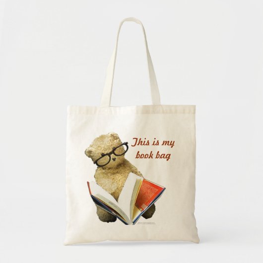 Lezen Beer - boekentas Tote Bag (Voorkant)