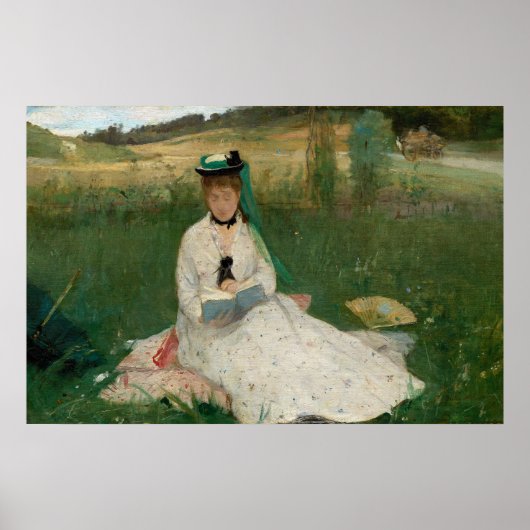 Lezen | Berthe Morisot Poster (Voorkant)