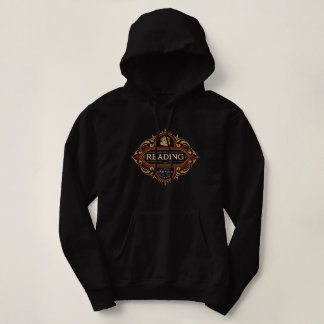 Lezen Beschadigt Onwetendheid GoudRood Nostalgisch Hoodie