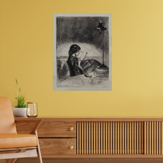 Lezen bij lamplicht, Whistler Poster (Woonkamer 2)