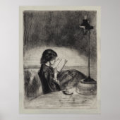 Lezen bij lamplicht, Whistler Poster (Voorkant)