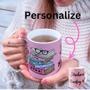 Lezen boek liefhebber geschenk boeken lezer koffiemok