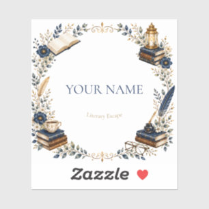 Lezen Boek Liefhebber Stickers Literaire Ontsnap