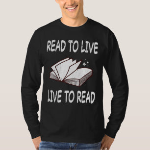 Lezen boeken literatuur boeken boeken lezers zijn t-shirt