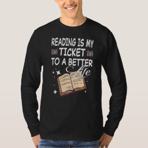 Lezen boeken literatuur boeken boeken lezers zijn t-shirt