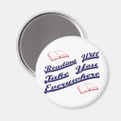 lezen brengt je overal mee magneet (Voorkant / Achterkant)