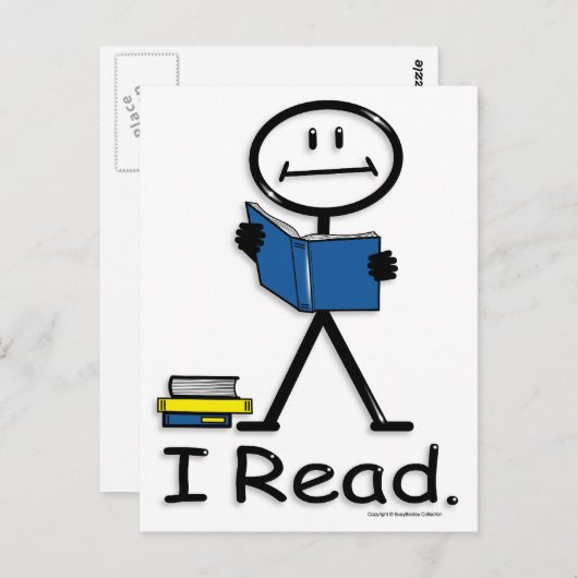 Lezen Briefkaart (Voorkant / Achterkant)