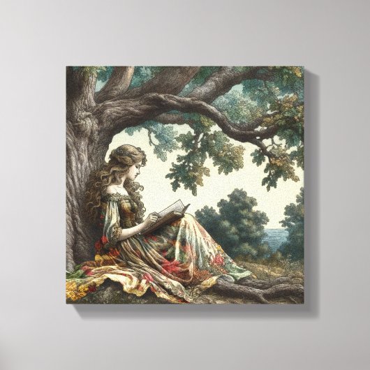 Lezen Canvas Afdruk (Voorkant)