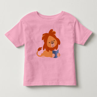 Lezen Cartoon Leeuw kinder T-shirt