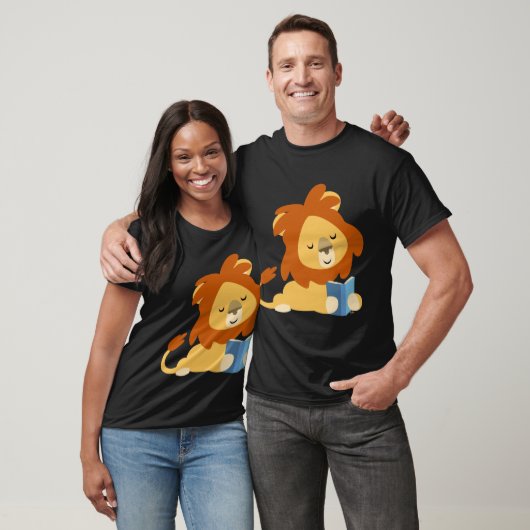 Lezen Cartoon Lion T-shirt (Unisex)
