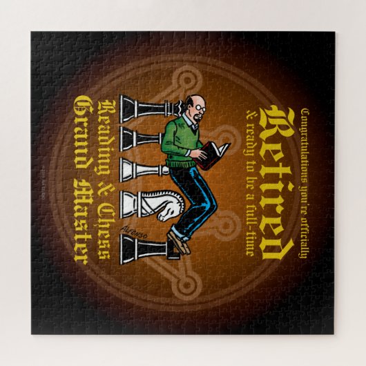 Lezen & Chess Grand Master Puzzle Legpuzzel (Horizontaal)