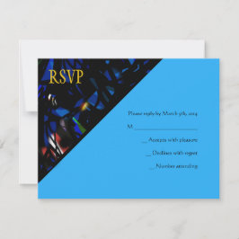 LEZEN DE TORAH Bar Bat Mitzvah Reply Card RSVP Kaartje