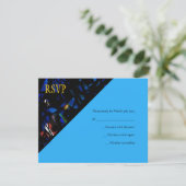 LEZEN DE TORAH Bar Bat Mitzvah Reply Card RSVP Kaartje (Staand voorkant)