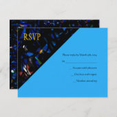 LEZEN DE TORAH Bar Bat Mitzvah Reply Card RSVP Kaartje (Voorkant / Achterkant)