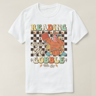 Lezen doet me kibbelen met Joy Thanksgiving Cool T-shirt