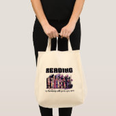 Lezen droomt met open ogen tote bag (Voorkant (product))