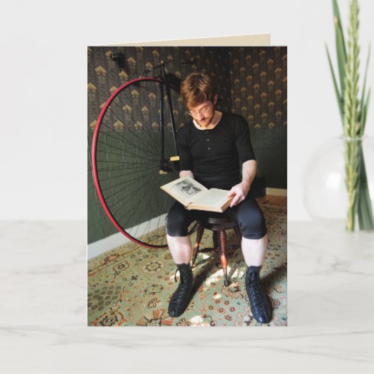 Lezen en denken - Victoriaans quote Kaart (Voorkant)