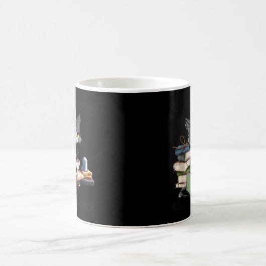 Lezen en koffie omdat moord verkeerd is koffiemok (Center)