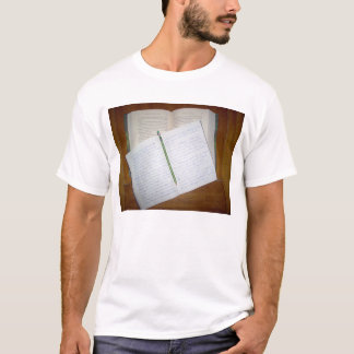 lezen en schrijven  t-shirt
