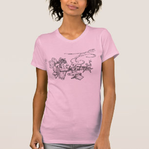 Lezen en terugkeren naar het shirt van de Faerie