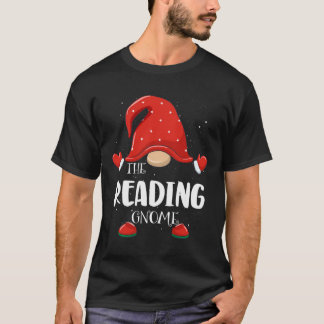 Lezen Gnome Matching Familie Groep Kerst Paja T-shirt