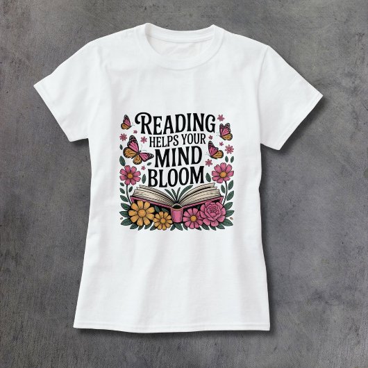 Lezen helpt je geest t-shirt