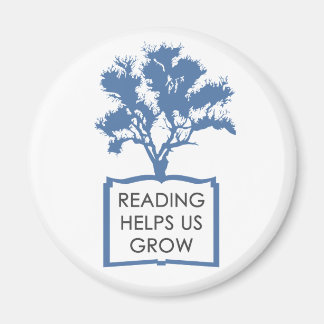 Lezen helpt ons groeien magneet