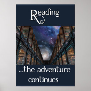 Lezen ...het avontuur blijft Poster