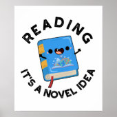 Lezen Het is een nieuw idee grappig boekenspel Poster (Voorkant)