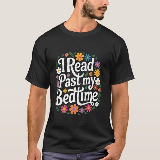 Lezen Ik Lees Tot Laat T-shirt (Voorkant)
