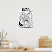 LEZEN Internationale Kinderweek Poster (Keuken)