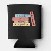 Lezen is altijd een goed idee voor liefhebbers van blikjeskoeler (Achterkant)