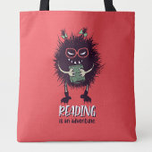Lezen is avontuur grappige leraar tote bag
