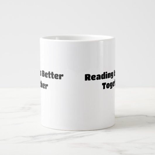 Lezen is beter samen – Wereldleesdag Grote Koffiekop (Voorkant)
