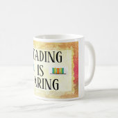 Lezen is Caring Coffee Mok (Voorkant rechts)