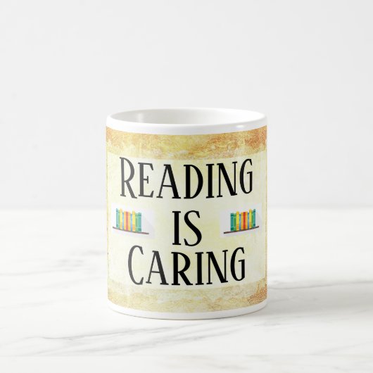Lezen is Caring Coffee Mok (Center)