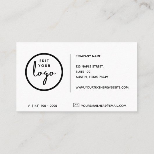 Lezen is Cool Bookstore — Blue Visitekaartje (Achterkant)