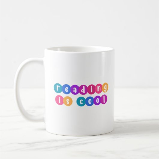 Lezen is cool koffiemok (Links)