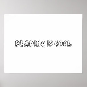 Lezen is cool poster