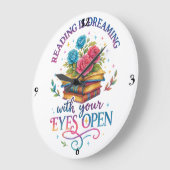 Lezen is dromen… grote klok (Hoek)