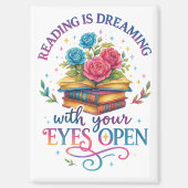 Lezen is dromen… magneet (Voorkant)